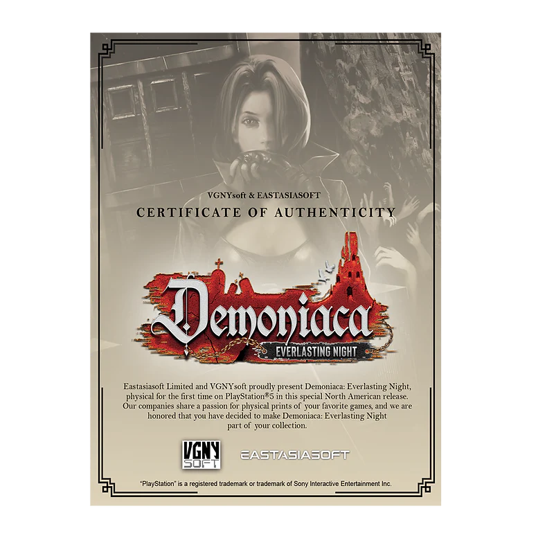 Demoniaca: Everlasting Night  - PlayStation 5 - Image 3