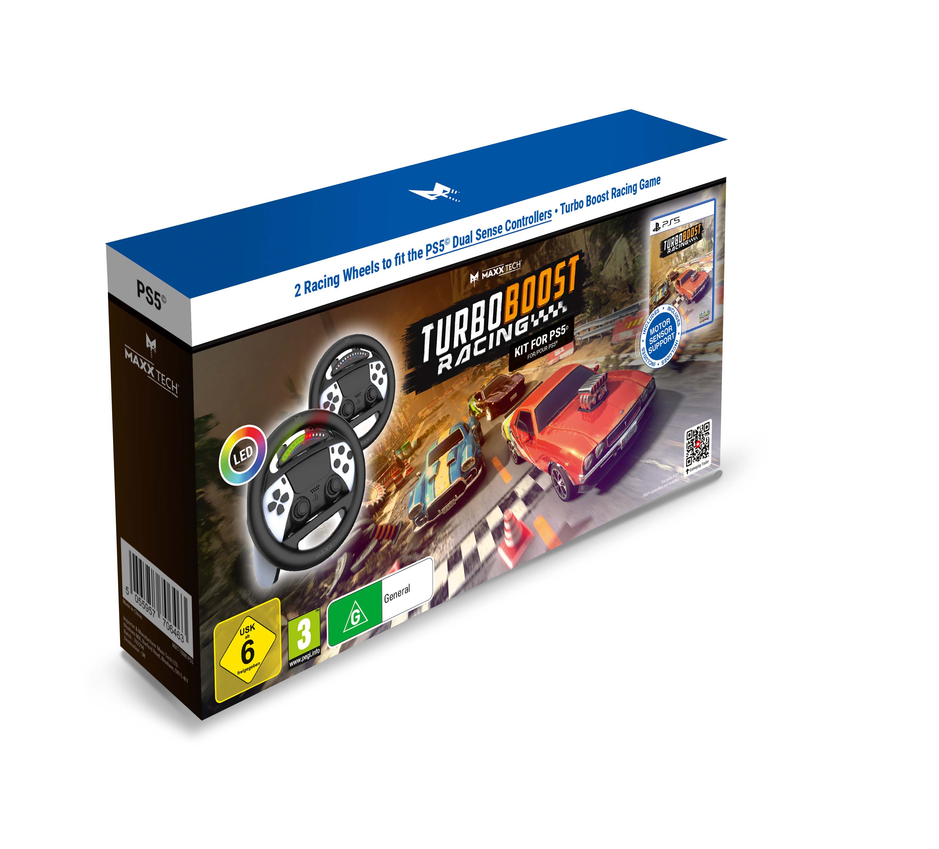 Maxx Tech Turbo Boost Racing KIt [EU Import] - Playstation 5 - Image 4