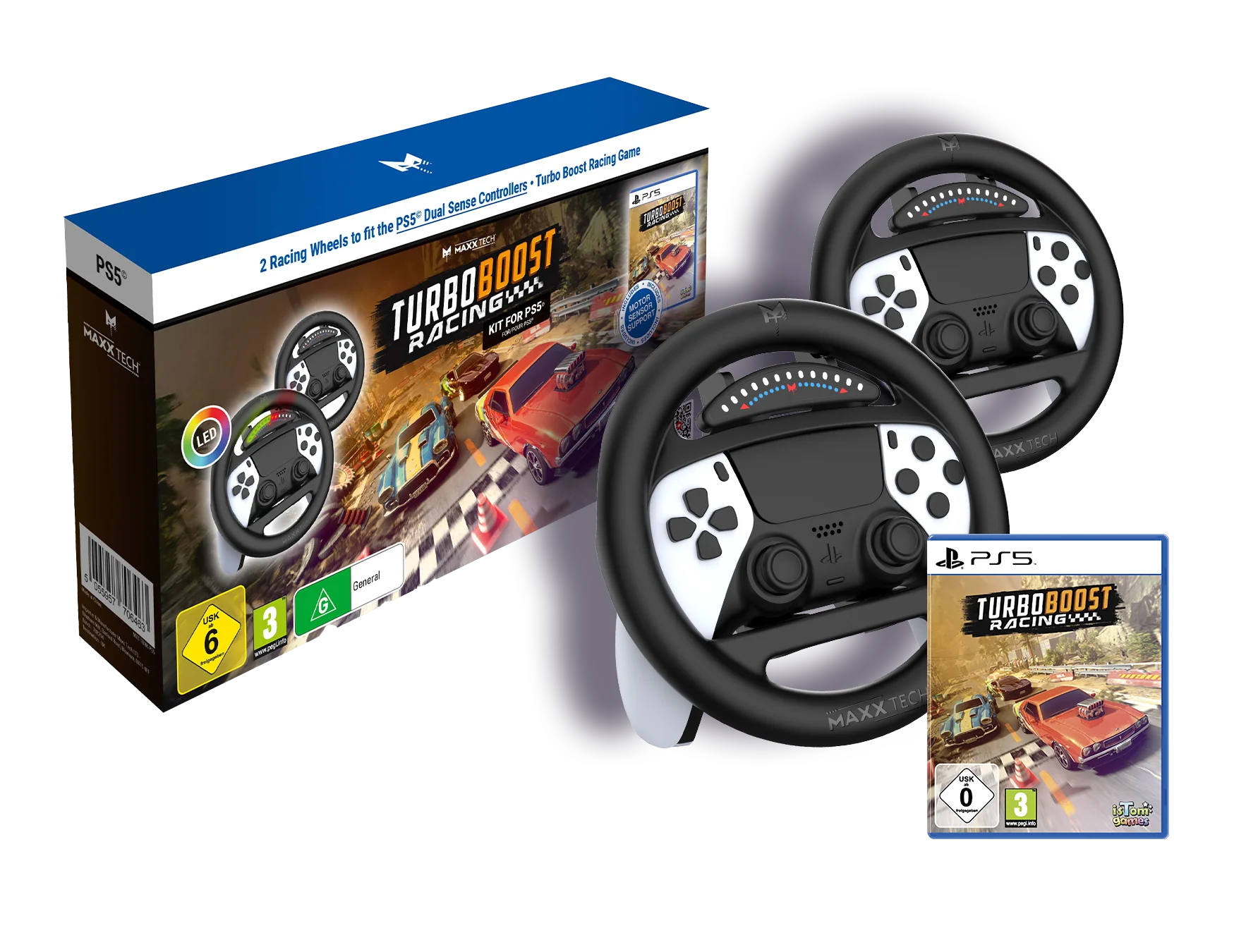 Maxx Tech Turbo Boost Racing KIt [EU Import] - Playstation 5 - Image 6